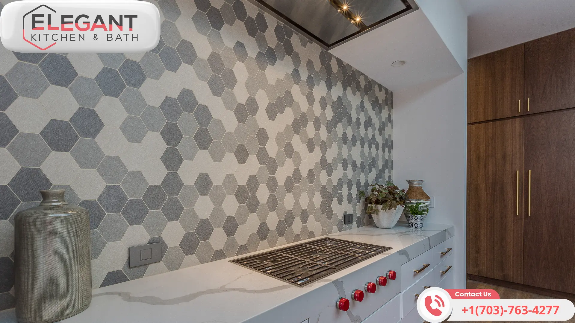 Elegant Kitchen and Bath Elevates Kitchen Aesthetics with Expert Backsplash Installation Services