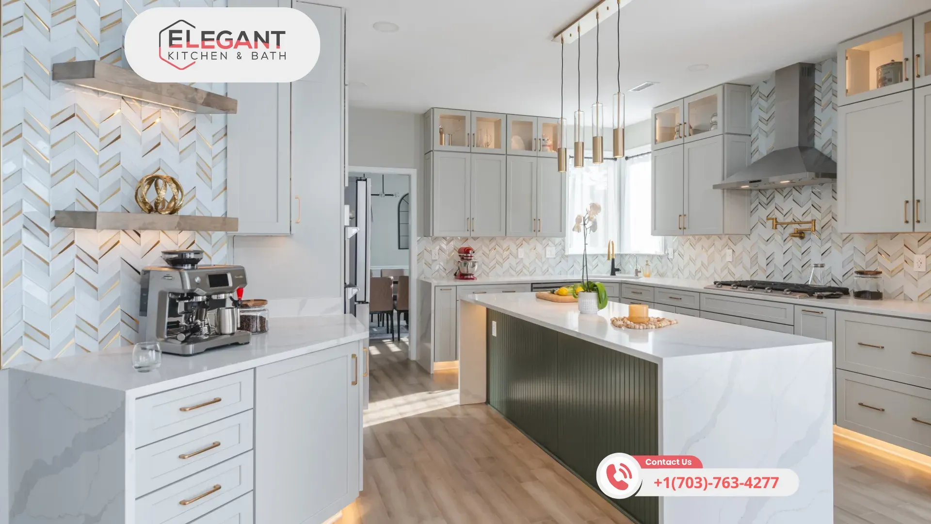 Transform Any Space: Leading Home Remodeling Experts in Herndon, VA - Elegant Kitchen and Bath
