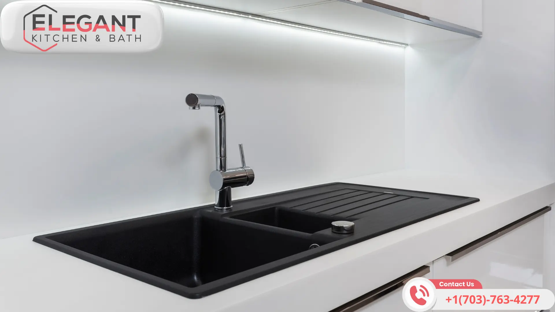 Elevate One's Space: Modern Kitchen Sink Designs Unveiled by Elegant Kitchen and Bath