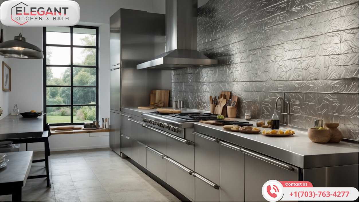 Elegant Kitchen and Bath Unveils Custom Stainless Steel Kitchen Backsplash Line in Virginia