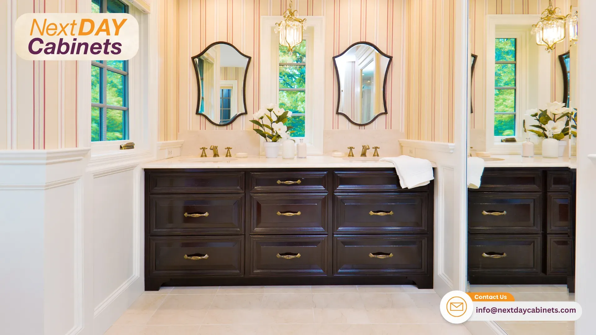 Discover Chic Bathroom Vanities at NextDAY Cabinets' New Chantilly, VA Showroom
