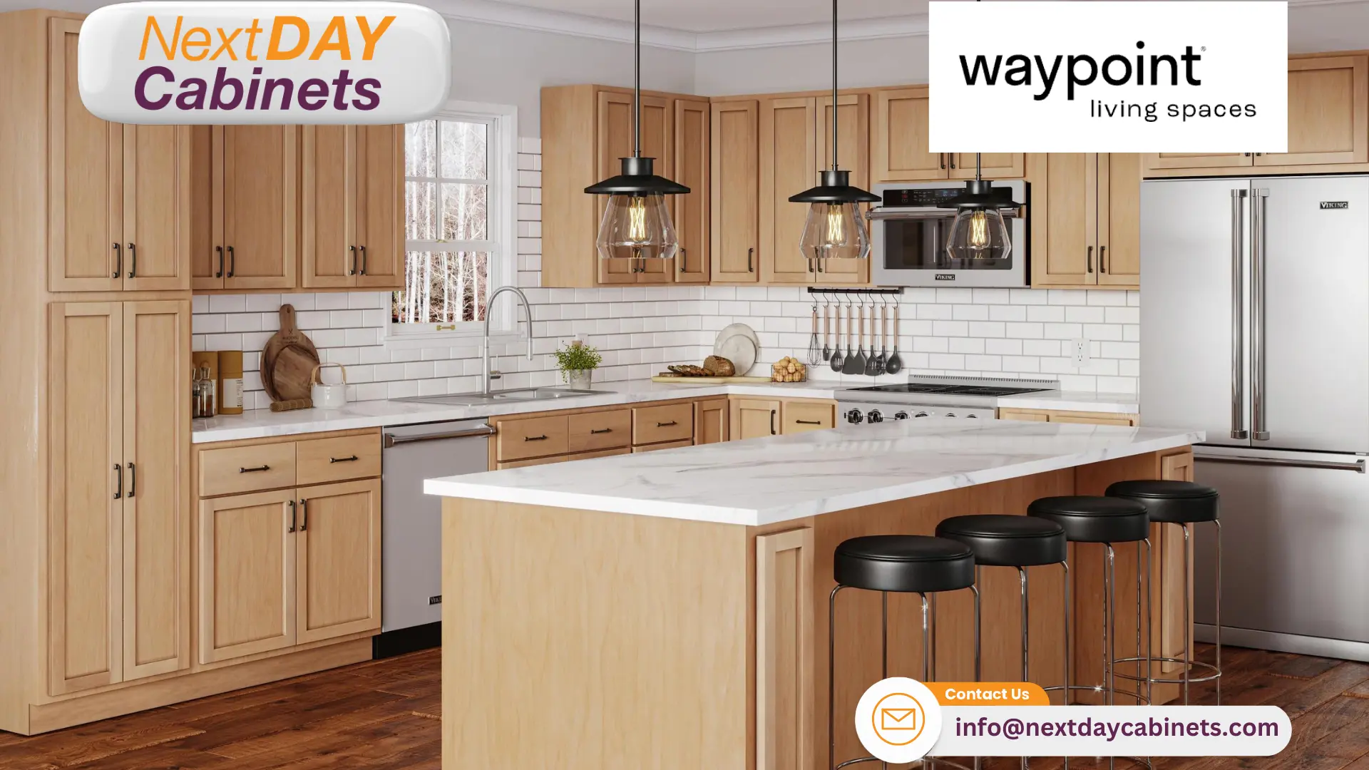 Unlock the Dream Home: Discover Waypoint Cabinetry at NextDAY Cabinets' Richmond Showroom