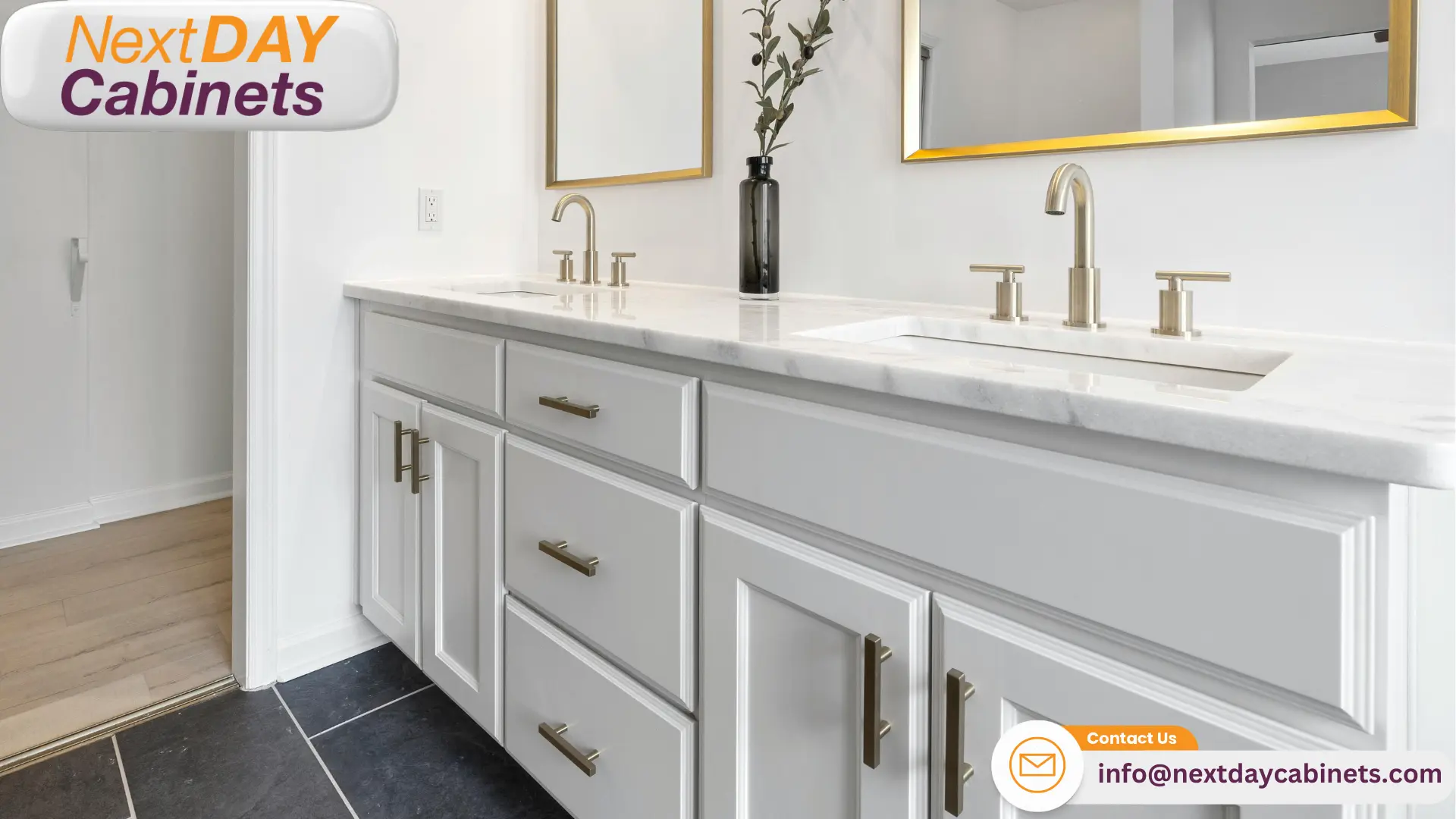 Discover Enhanced Bathroom Vanity Height Options with Next Day Cabinets Richmond's Streamlined Ordering