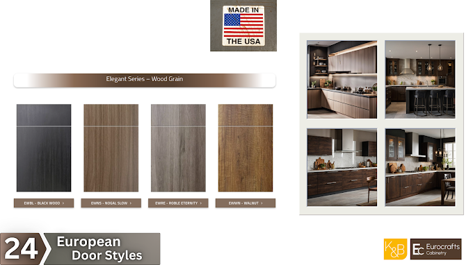 K&B Cabinets Unveils New Elegant Series Featuring Sophisticated Wood Grain Finishes