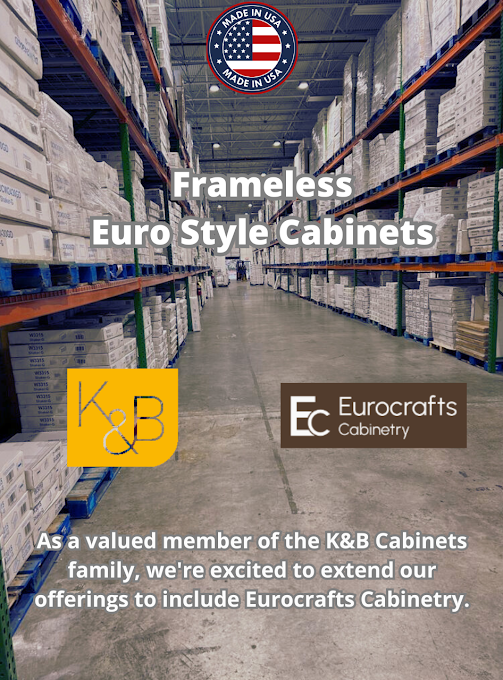 K&B Cabinets Wholesale Unveils Eurocrafts: Innovative Euro Style Cabinets for Modern Homes
